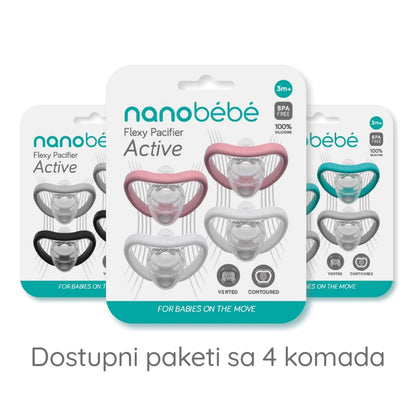 Active Flexy duda, 4mj+, 4 kom, Mint - Siva