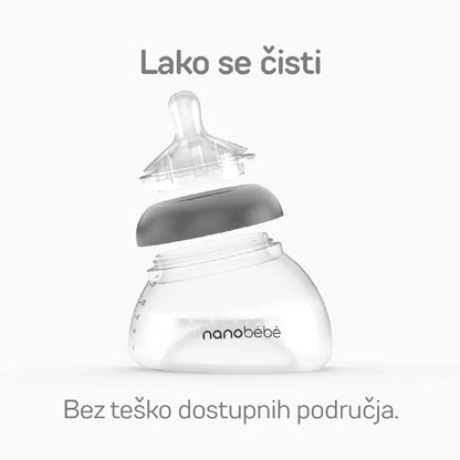 Flašica za majčino mlijeko 150 ml GEN2 - Siva