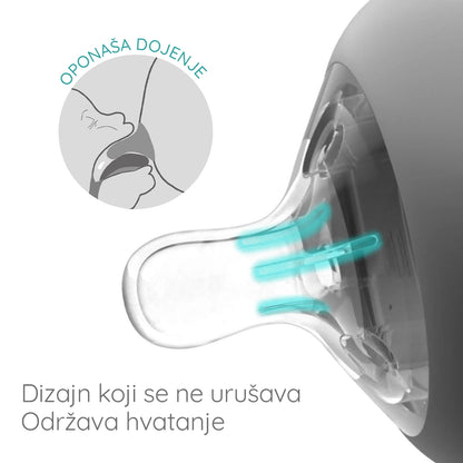 Silikonski sisači za dječje flašice - Fast GEN2 6m+
