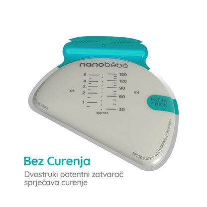 Vrećice za pohranu majčinog mlijeka, 50 kom